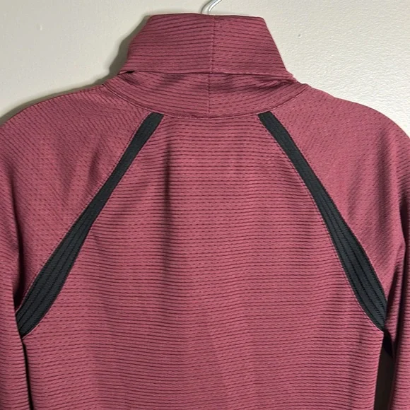 Nike Womens Aeroreact Golf/Casual Turtleneck Long Sleeve Pullover Maroon Sz Sm - Picture 9 of 12